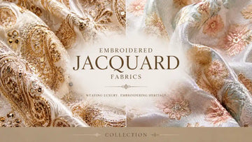 Embroidered Jacquard Fabric: Wholesale Source for Bridal Brands