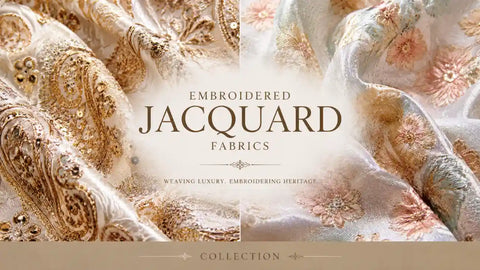 Embroidered Jacquard Fabric: Wholesale Source for Bridal Brands