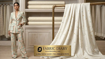 How Linen Satin Fabric Is Printed for Bulk Production