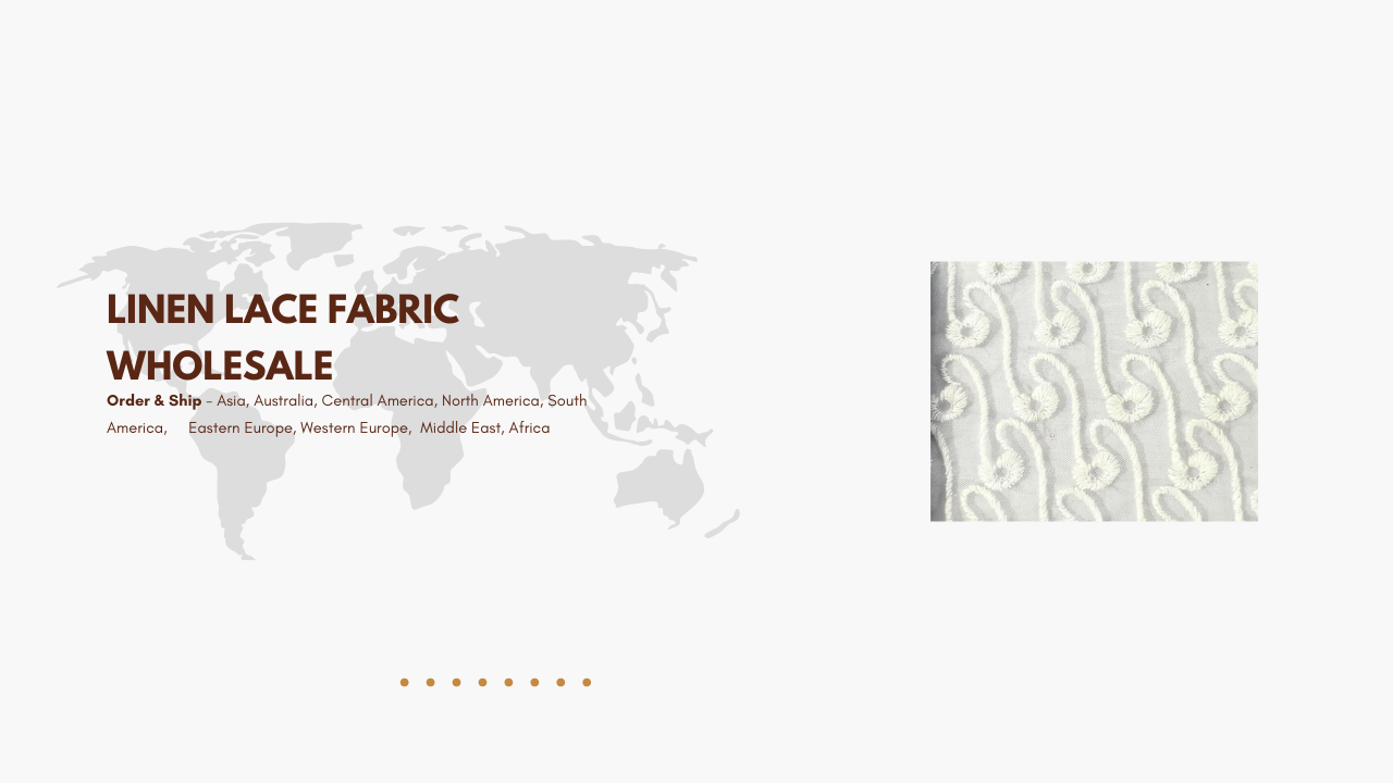 Linen Lace Fabric Wholesale – Made in India for Designers Who Demand More