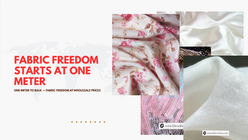 Fabric Freedom Starts at One Meter — Wholesale. Global. Easy.
