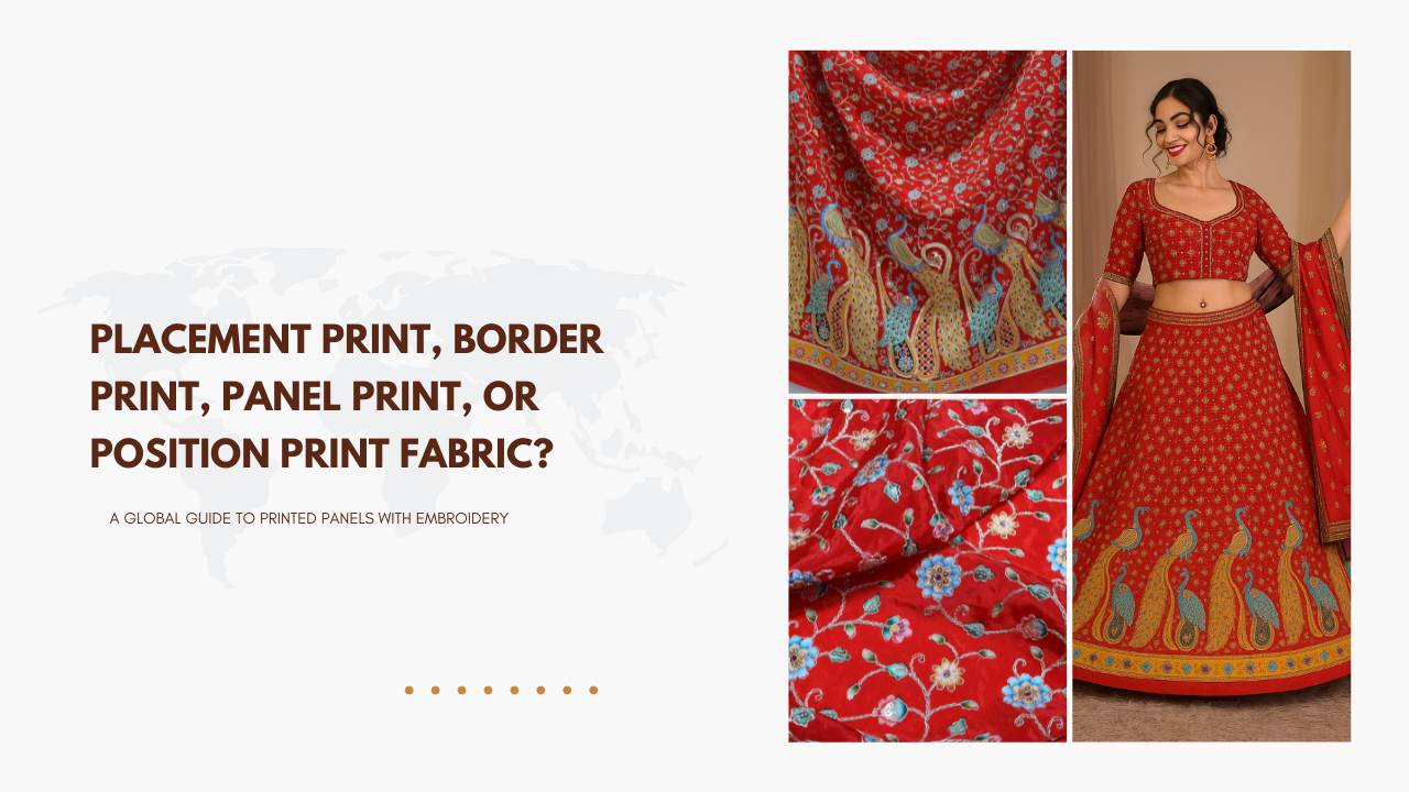 Placement Print, Border Print, Panel Print, or Position Print Fabric