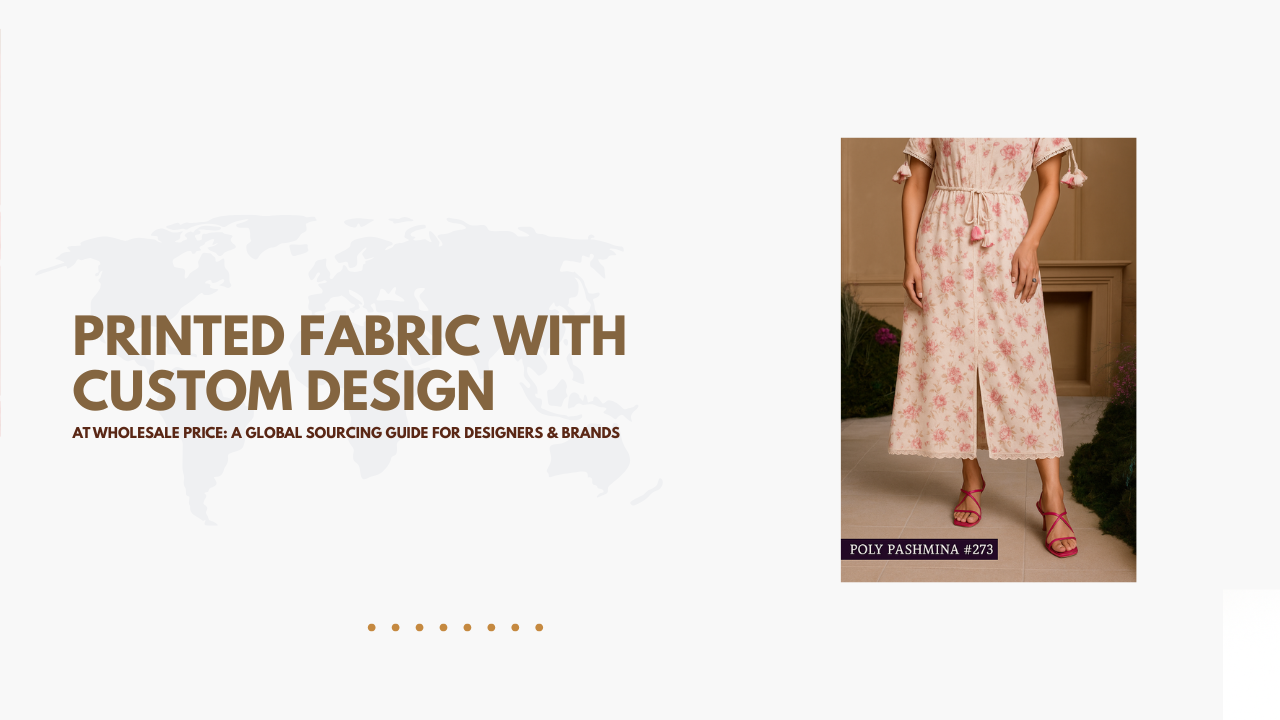 Printed Fabric with Custom Design at Wholesale Price: A Global Sourcing Guide for Designers & Brands