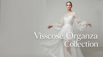 Pure Viscose Organza Dyeable Fabric