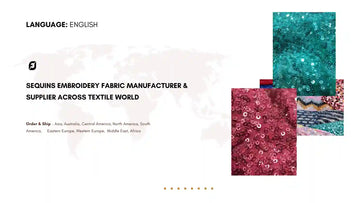 Sequins Embroidery Fabric Manufacturer & Supplier Across Textile World