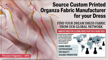 Source Custom Printed Organza Fabric Manufacturer for your Dress