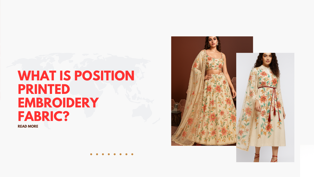 What is Position Printed Embroidery Fabric