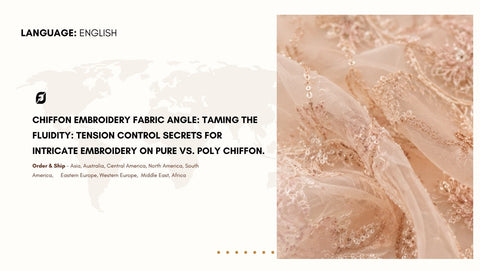 Taming Chiffon Fluidity for Bridal Fashion Bulk Exporter for Global Fashion Brands