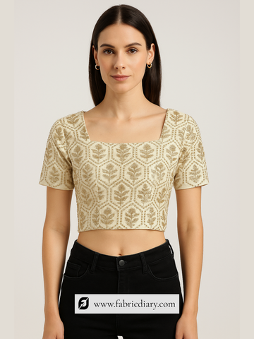 Blouse Embroidery Fabric Online in Bengaluru at Bulk