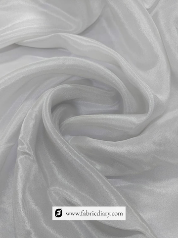 Pure Tissue Silver Plain Fabric Supplier Gurugram | Wholesale Manufacturer