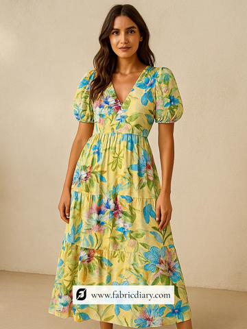 Fox Georgette Printed Fabric Manufacturer Odisha