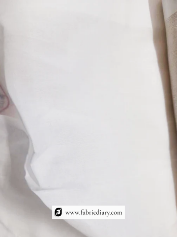 Pure White Mull Cotton Plain Fabric Manufacturer Kolkata | Wholesale Supplier