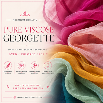 Viscose Georgette Dyed Fabric