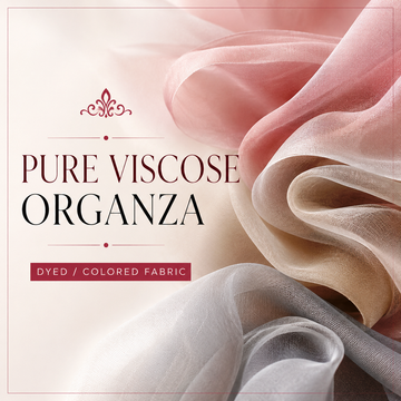 Viscose Organza Dyed Fabric