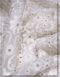 european georgette lace eyelet fabric premium fashion textile