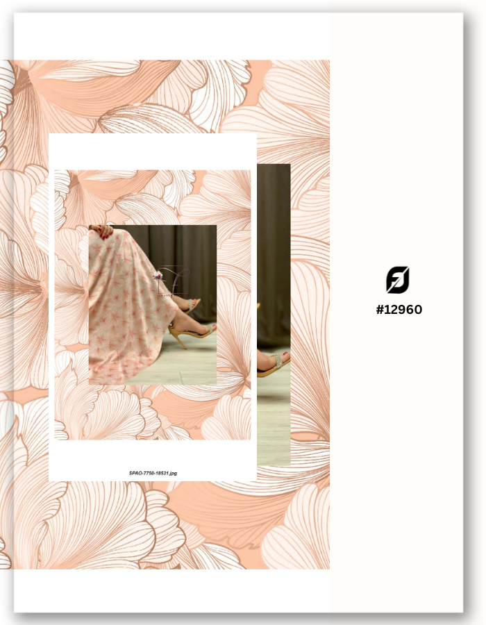 Customized Raw Silk Satin Digital Print Fabric - Upload your Design- MF118 (Sample MOQ 100 Mtr/Yard)