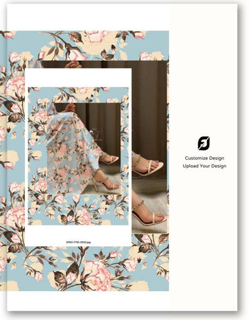 Customized Bemberg Chiffon Digital Print Fabric - Upload your Design- MF127 (Sample MOQ 100 Mtr/Yard)