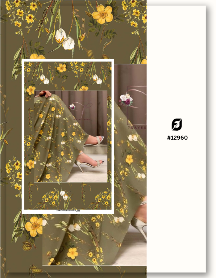 Customized Dola Silk Digital Print Fabric - Upload your Design- MF105 (Sample MOQ 100 Mtr/Yard)