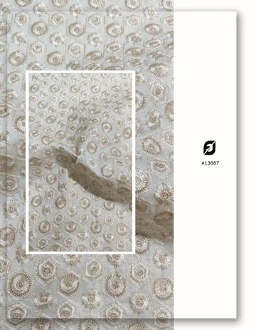 Luxury Embroidered Sherwani Fabric for Groom Collection - 13887