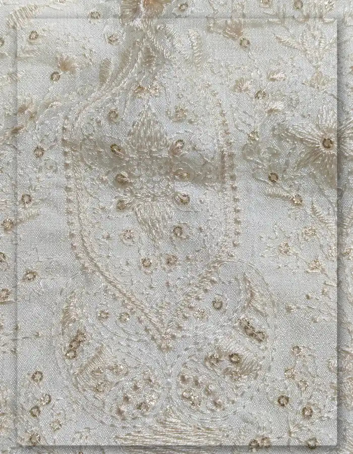 Designer Groom Sherwani Embroidery Fabric Online - 13919
