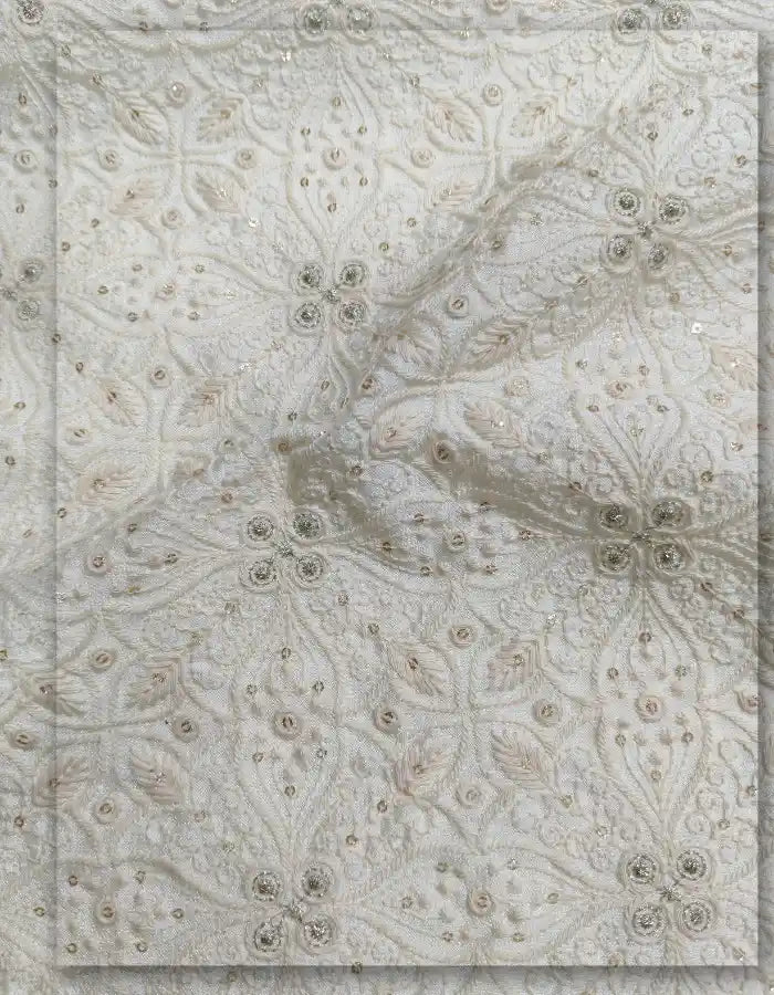 Latest Sherwani Embroidery Fabric for Marriage Wear - 13927