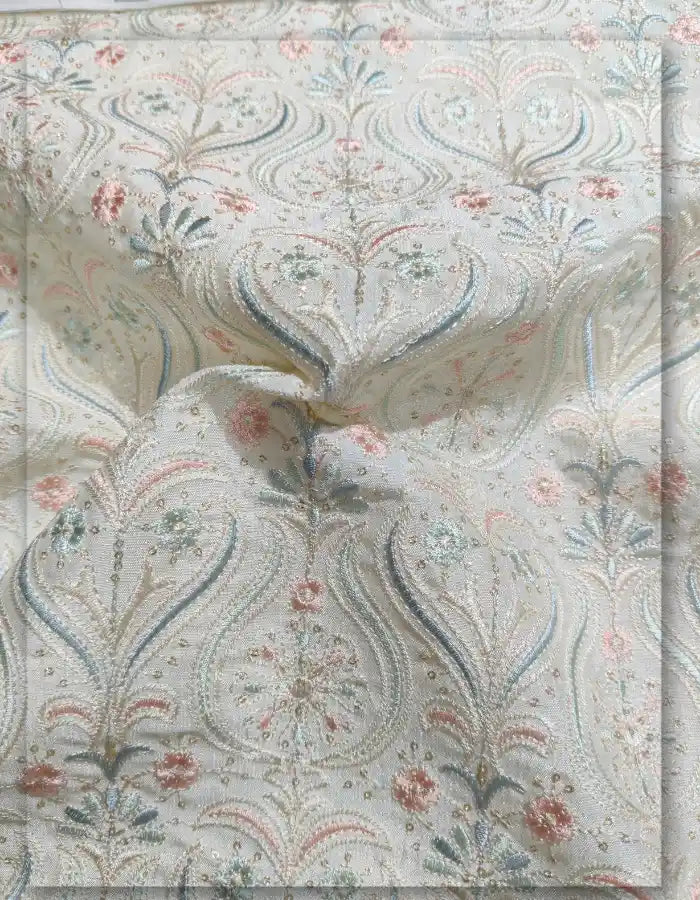 Luxury Men's Sherwani Embroidery Fabric Collection- 13935
