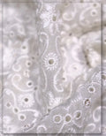 georgette lace eyelet fabric for high end fashion garments