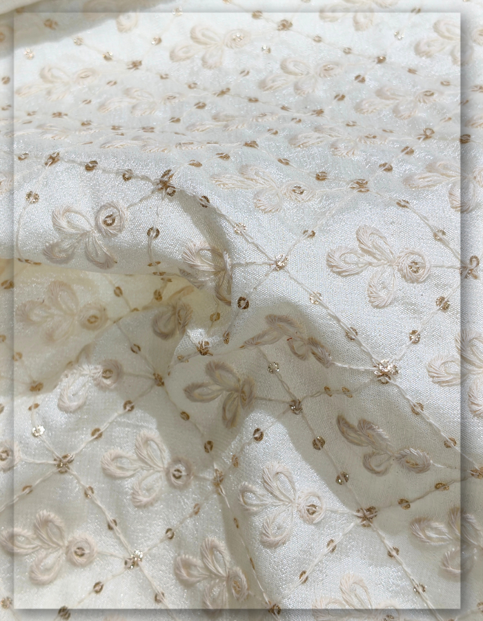 Designer Embroidered Sherwani Fabric for Men #14027