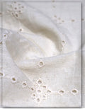 Soft Breathable Hakoba Eyelet Embroidered Cotton