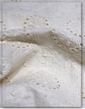 Floral Eyelet Broderie Anglaise Cotton Fabric