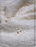 Elegant Cotton Broderie Anglaise Lace Material