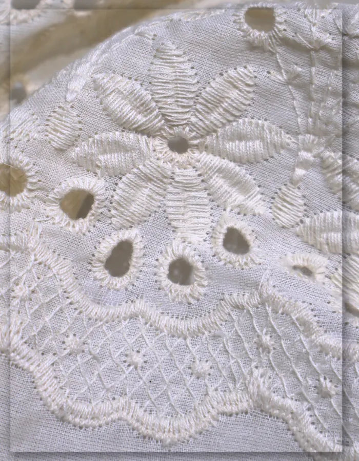 Swiss Voile Cotton Fabric for Asian Traditional Dresses #14532