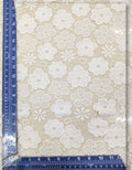 White Lace Fabric for Bridal Gown Outfit