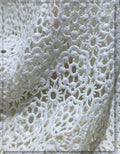 Luxury White Designer Lace Fabric for Girls Outfits