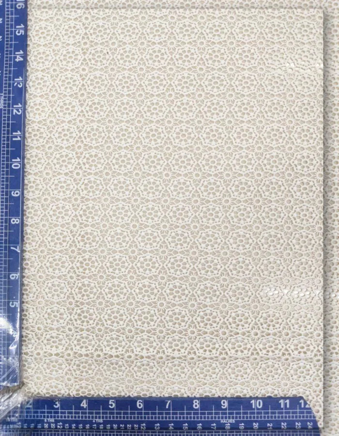 Luxury White Designer Lace Fabric for Bridalwear