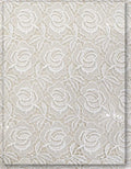 White Floral Lace Fabric for Bridal Apparel