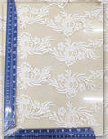 WhiteGujarati Lace Fabric for Garment Making