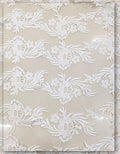 White Surati Lace Fabric for Garment Making