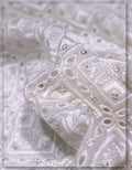 middle east georgette embroidered fabric heavy design