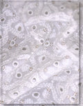 arabian style georgette embroidery fabric rich finish