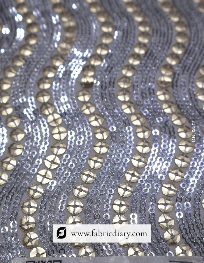 Buy sequin fabric for women – 3mm & 5mm sparkle detail
