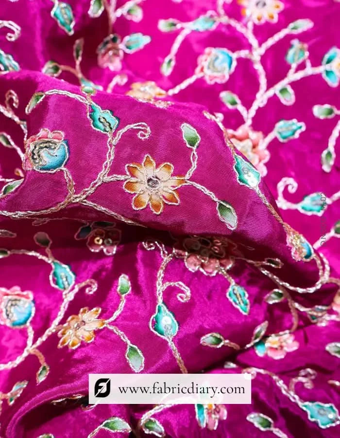 Bulk rate embroidery fabric inspired by Rimple & Harpreet Narula and Alexander McQueen
