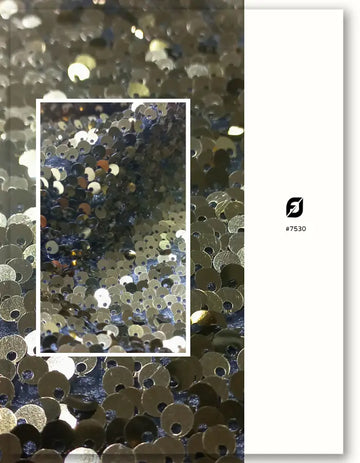 Large Sequin Fabric Material 2 Way Stretch Fabric
