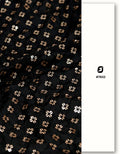 Black Georgette with Gold Sequins Embroidery fabric for the Partywear
