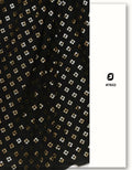 Gold Sequins & Black Georgette Embroidery fabric for the Dresses