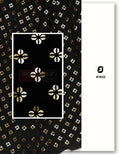 Black Georgette with Gold Sequins Embroidery fabric for the Dresses