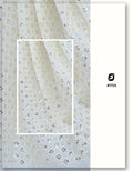 Golden Sequins Georgette Embroidered Fabric