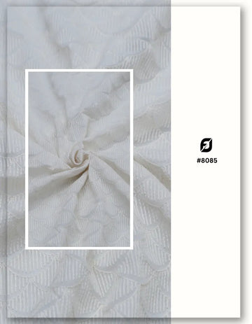 Lucknowi Style Embroidered Sherwani Fabric - 8085