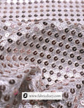 Allover Gold Sequins Work with Viscose Thread Embroidery #855