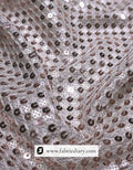 Allover gold sequins fabric – luxurious embroidered material for gowns and lehengas